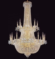 Lustre Empire en Cristal Grand Modèle, Luminaires Décoratifs, Lustre en Cristal Traditionnel, Lampes en Cristal