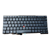 Clavier d'ordinateur portable rétroéclairé en anglais britannique à 85 touches pour Lenovo ThinkPad T14s (Tiger Lake) 14 pouces, remplacement pour ordinateur portable PK131VP2D11