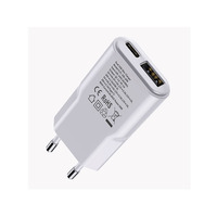 Nuevos Productos de Tendencia 2026, Cargador de Pared Rápido GaN de 30W con Doble Puerto, Adaptador de Enchufe Europeo Portátil