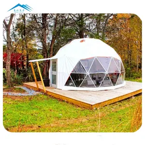 Dome tent 6m pvc cover geodesic dome house tent set for hotel