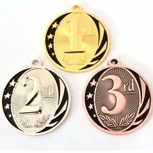 ที่กำหนดเองสังกะสีอัลลอยด์ดาวรูปร่าง1.2.3สถานที่เหรียญ - Product Image 2
