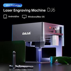 เครื่องแกะสลักเลเซอร์ขนาดเล็ก DAJA DJ6 ควบคุมผ่านแอพ CNC DIY เครื่องพิมพ์เลเซอร์สำหรับทำโลโก้และเครื่องหมายอย่างรวดเร็ว เครื่องพิมพ์เลเซอร์ เครื่องแกะสลัก - Product Image 2