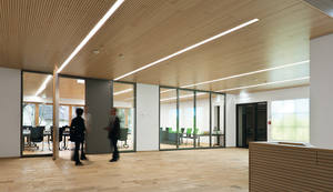 Lámpara de Techo LED Lineal para Oficina, Supermercado, Iluminación de Riel, Suspensión, Empotrada, Difusora, Modelo L15A - Product Image 5