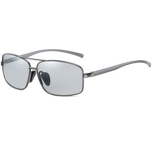 Gafas de Sol Retro 2022 para Pesca, Montura Metálica, Fotocromáticas, Cuadradas, Polarizadas para Conducir - Product Image 6