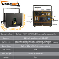Máquina de Iluminación Láser de 10w, Iluminación Láser RGB para Escenarios, Espectáculo de Luces Láser para Bodas, Animación DMX, Luz Láser para Discotecas, Bares y DJs
