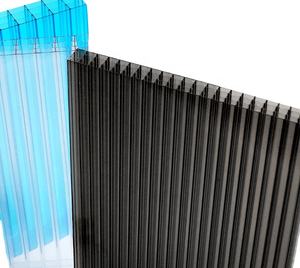 Lámina Hueca de <span class=keywords><strong>Policarbonato</strong></span> de Cuatro Capas de 10 mm - Uso Moderno en Techos y Hoteles, Protección UV, Ecológica, Duradera y Resistente a los Arañazos - Product Image 1