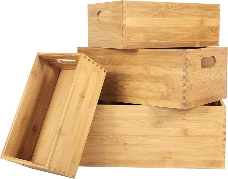 Wooden Box Set of 4 Pieces