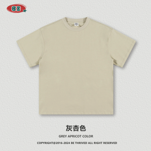 T-shirt en coton épais surdimensionné pour homme, vente en gros, impression personnalisée du logo sur le t-shirt - Product Image 4