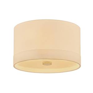 Plafonnier Moderne Classique en Tissu Beige, Style Tambour |   Éclairage intemporel pour couloirs d'hôtel et espaces de bureau - Product Image 1