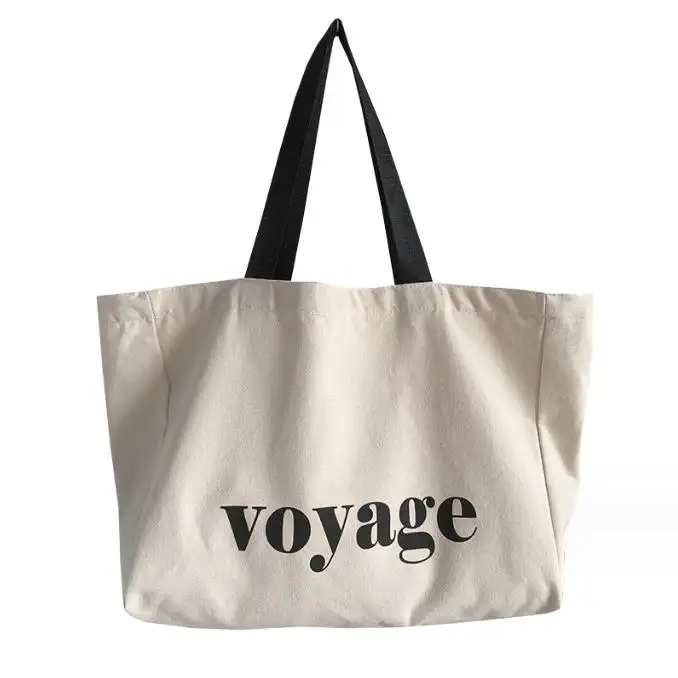 Toptan sıcak satış anne spor taşınabilir pamuk Tote çanta özelleştirilmiş büyük kapasiteli tuval bakkal alışveriş pazarı çantası