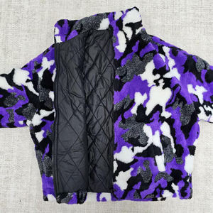 Chaqueta de Invierno con Cremallera para Mujer, Multicolor, Gruesa, Precio Bajo, Sudadera Deportiva con Camuflaje y Cremallera - Product Image 3