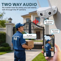 Anxinshi 4CH WiFi Fisheye 180 °   Sistema de Cámaras CCTV con Detección Humana por IA, Visión Nocturna a Color IR y Pantalla para Seguridad del Hogar
