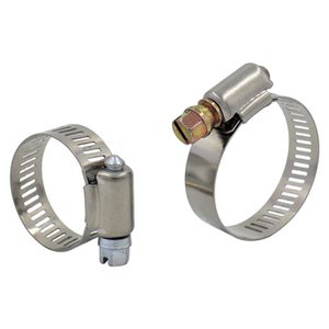 Heavy Duty Worm <b>Clamp</b> 12.7mm Band Width W2 American Type Silver Hose <b>Clamp</b> - Product Image 6