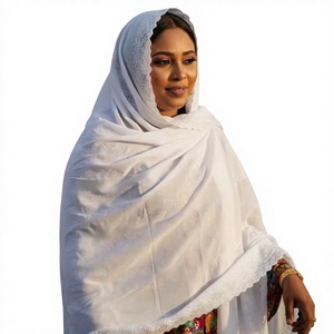 Wholesale Women Cotton Shawl Floral Rhinestone Embroidered Lightweight Breathable Soft Wrap Scarf OEM ODM Custom - Product Image 1