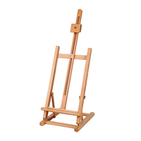 Chevalet de table miniature en bois de hêtre, best-seller, avec plateau en bois naturel pour la peinture et l'exposition