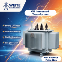 Transformateur de puissance immergé dans l'huile 700 kVA, faible perte, économie d'énergie, réponse rapide, 30-2500 kVA, cuivre, 11 kV, CE P54, 480 V, 440 V, 380 V, 110 V