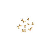Œillet métallique décoratif en laiton pour lacets de chaussures, œillet métallique personnalisé, boutons métalliques pour vêtements, fabrication en usine