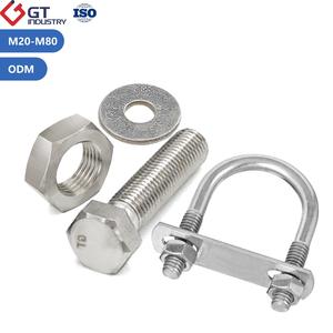 Vis hexagonales ASTM A193 A193M Grade GR <span class=keywords><strong>B5</strong></span> B6 B6X B7 B7M B16 avec écrous, rondelles, zinc noir HDG PTFE Xylan Dacromet - Product Image 4