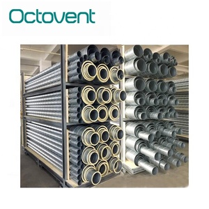 HVAC Hệ Thống Các bộ phận cách điện mạ kẽm spiro hình bầu dục ống dẫn không khí - Product Image 4