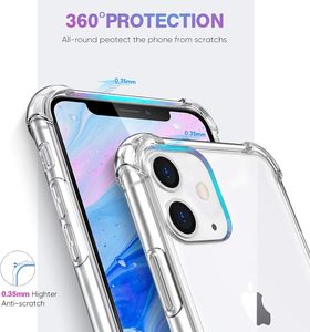 เคสใสกันกระแทก 4 มุม พร้อม Air Cushion รองรับการชาร์จไร้สาย สำหรับ iPhone 17 16 15 14 13 12 Pro Max Air - Product Image 3