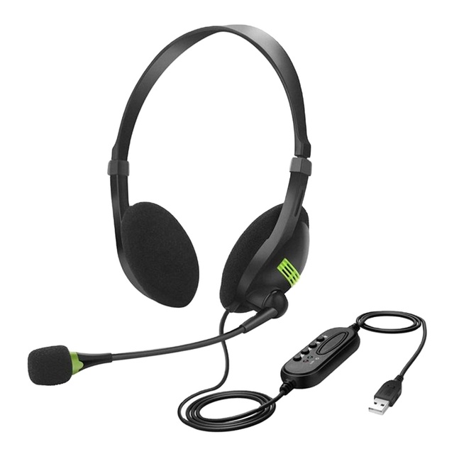 Computer Use Call Center Headphones High Quality Usb Headset