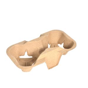 Caja de cartón corrugado Café Bebida 2 4 Portavasos Bandeja Portavasos de papel - Product Image 1