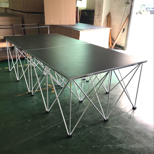 Lightweight Collapsible Riser <b>Stage</b> <b>Platform</b> Aluminum Alloy Riser Plywood for Outdoor Events-RK-Portable <b>Stage</b> RAK-SQ4I Easy - Product Image 1