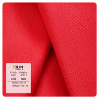 Hochwertiger, einfarbig gefärbter, einseitig gebürsteter 100% Polyester Tricot Super Poly Fleece Stoff im Großhandel ab Werk