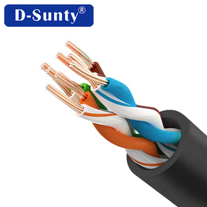 Cable Ethernet SFTP Cat5e de 26AWG con revestimiento de PVC, cable de comunicación de cobre puro para uso en redes informáticas. - Product Image 4