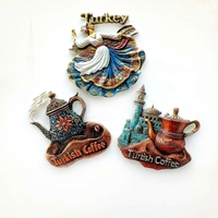Imán de nevera con diseño de derviche giratorio de café turco tradicional, recuerdo de viaje, regalo, decoración del hogar, China continental