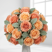 NINI Promotion : Grandes boules de fleurs artificielles en soie blanches pour centres de table de mariage, arrangements floraux de 50 cm, 60 cm, 80 cm