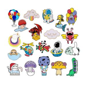 ผลิตเข็มกลัดโลหะราคาถูก ลายการ์ตูนน่ารัก สไตล์ Kpop สำหรับสัตว์ต่างๆ จำนวนมาก  แบบแข็งและแบบนิ่ม  พร้อมโลโก้สั่งทำได้ - Product Image 1