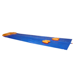Double toboggan aquatique gonflable pour pelouse, en vinyle épais et robuste, pour sports nautiques et surf - Product Image 3