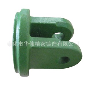 Pièce de machinerie agricole en acier au carbone moulé avec précision, composant non standard personnalisé, robuste, revêtement rouge - Product Image 5
