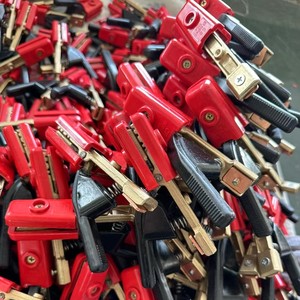 Porte-électrode de soudage en fer et plastique noir/<span class=keywords><strong>orange</strong></span> 300A/500A/600A, type industriel américain - Product Image 2