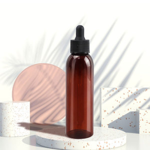 Flacon compte-gouttes <span class=keywords><strong>en</strong></span> plastique ambré pour animaux de compagnie d'huile essentielle de <span class=keywords><strong>pharmacie</strong></span> de massage de 30ml 50ml 100ml 120ml avec impression personnalisée - Product Image 1