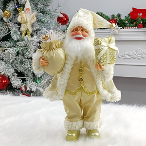 Nuevo Adorno Navideño de Lujo 2025, Santa Claus de Peluche Rojo, Decoración para el Hogar y Fiestas Navideñas - Product Image 6