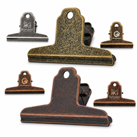 Clip Metálico Vintage Weisita WS-001 con Logotipo Personalizado OEM, Clip para Papel de Alta Resistencia para Documentos, Libros, Facturas, Oficina