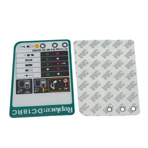 Autocollant de surface en panneau PVC durable, imprimé en sérigraphie pour ordinateur, caméra, électronique grand public, film de contrôle, interrupteur, étiquette - Product Image 2