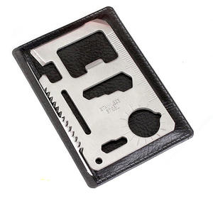 Multitool in acciaio inossidabile 11 in 1 caccia sopravvivenza campeggio strumento tattico per carte di credito all'aperto - Product Image 5