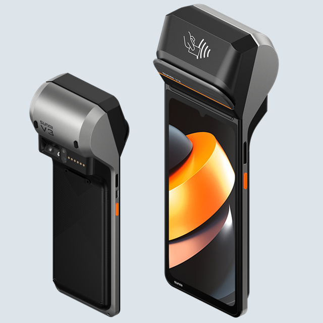 SUNMI V3 6.75'' Bus Ticketing Systems Pos Restaurant Billing Machine Mini Pos Android Handheld Mobile Pos Terminal with Printer