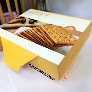 Venta al por mayor Caja de galletas rosa de lujo pastel pan Donuts <span class=keywords><strong>Sushi</strong></span> pastelería Snack panadería galletas caja de embalaje de papel con insertos - Product Image 2