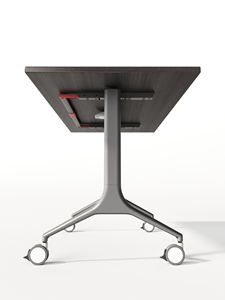 Mesa de Treinamento Dobrável para Escritório em Casa, <span class=keywords><strong>Base</strong></span> de Mesa de Estudo para Estudantes com Rodas - Product Image 3