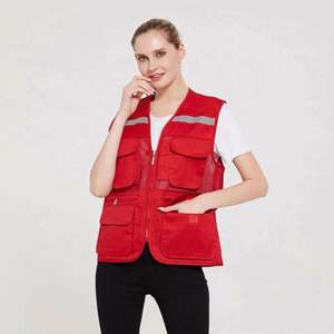 Chaleco Cargo de Poliéster Impermeable y Reflectante de Alta Calidad para Hombre, de Secado Rápido, con Múltiples Bolsillos, para Escalada, Caza, Fotografía, Verano - Product Image 4