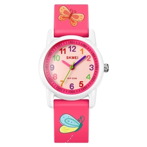 Montre à quartz Skmei pour enfants, tendance, étanche 50 m, boîtier en PC, silencieuse, pour étudiants, chiffres arabes, cadran à aiguilles, batterie 3 ans - Product Image 1