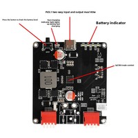 Module de charge rapide bidirectionnel 140W, haute puissance, Buck-boost, carte de charge pour batterie lithium 26S, IP2366, température automatique