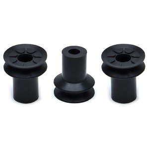 Ventosa de vidrio corrugado plana antiestática duradera, resistente al desgaste, resistente al vacío, para una fijación segura - Product Image 1