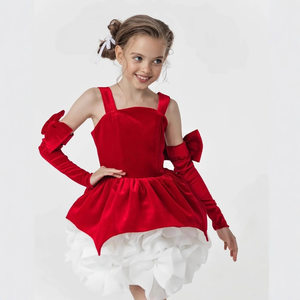 Abito da Principessa <span class=keywords><strong>Nero</strong></span> Retrò all'Uncinetto con Bretelle per <span class=keywords><strong>Bambina</strong></span>, Elegante Abito Formale da Designer per Compleanno e Sfilata - Product Image 3