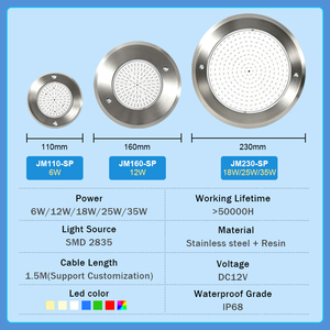 Nouvelle lampe de <span class=keywords><strong>piscine</strong></span> ultra-fine et plate, contrôle WiFi par application, IP68, projecteur LED RGB subaquatique fin en PC - Product Image 4