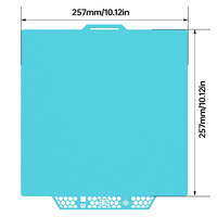 BIQU CryoGrip Pro Glacier Build Plate Lembaran Baja Pegas Dua Sisi untuk Printer 3D Seri Bambu Lab A1 X1 P1